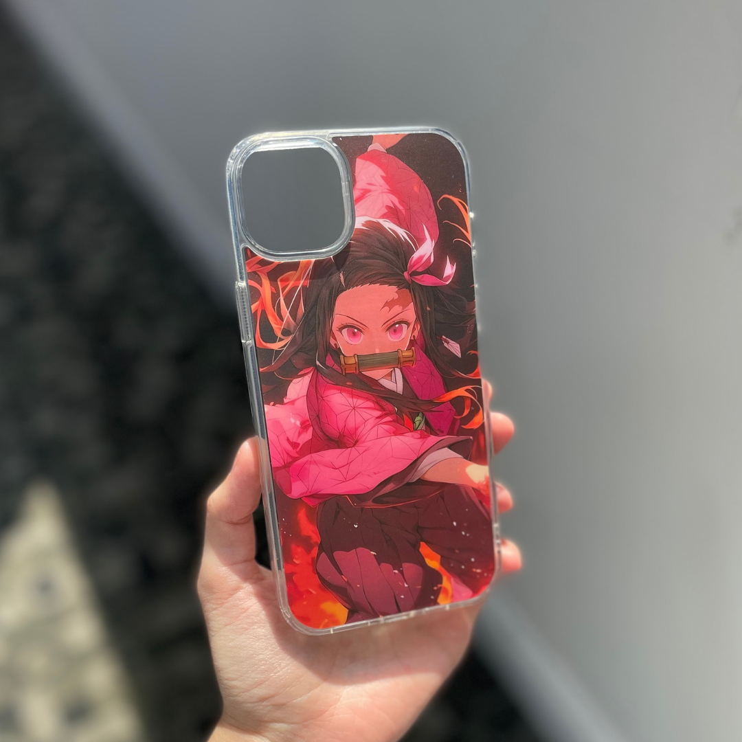 Magsafe Clear Iphone Case - Nezuko Demon Slayer