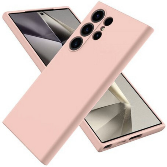 Silicone Samsung Case - Pink