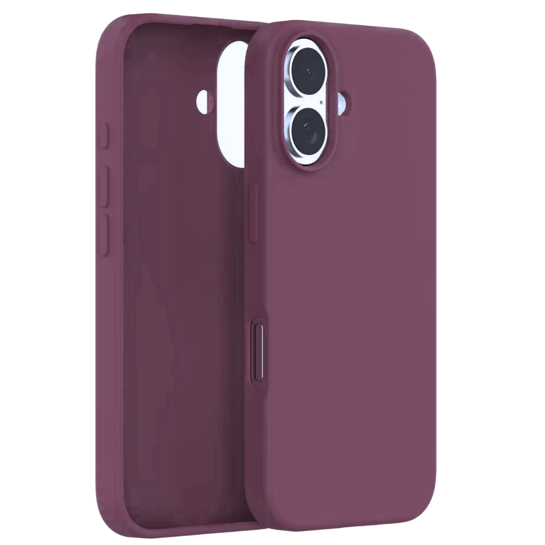 Silicone iPhone Case - Maroon