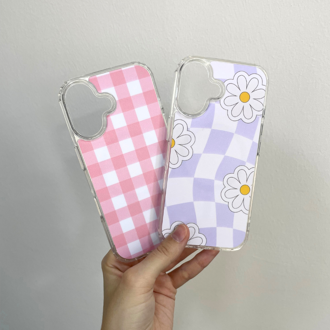 Magsafe Case- Plaid Pink