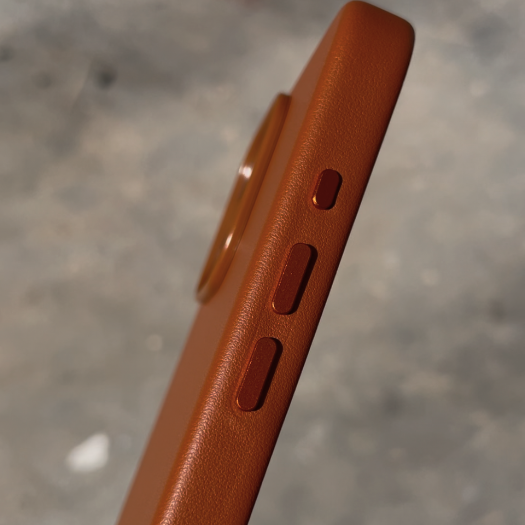 MagSafe Leather iPhone Case - Brown