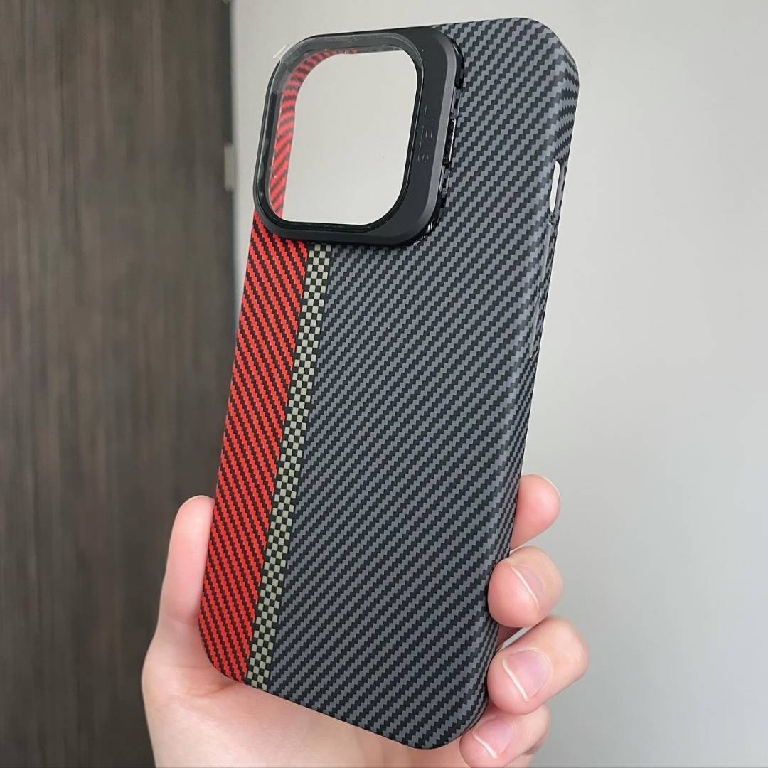 Iphone Carbon Case - Black And Red
