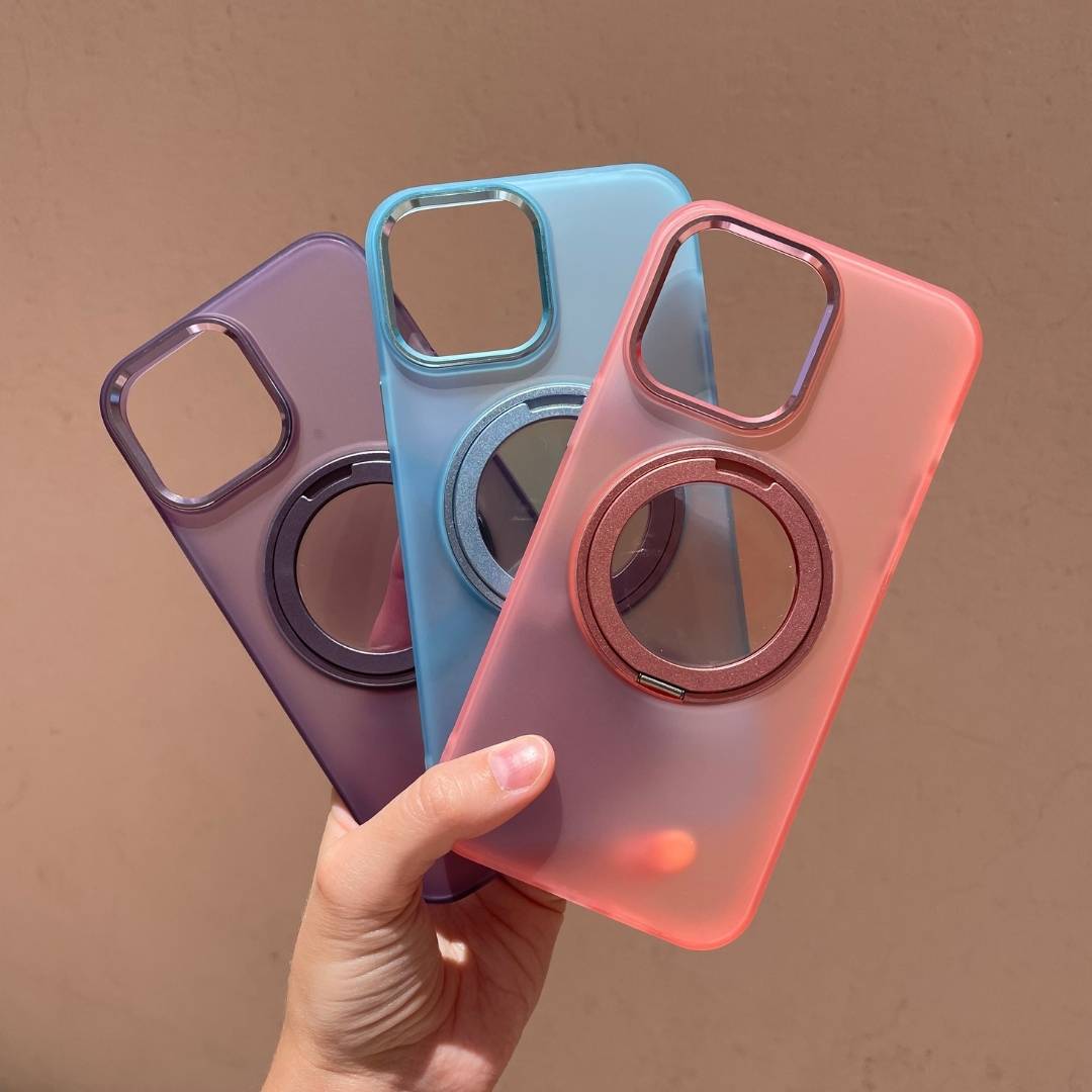 كفر ايفون ماج سيف مع حامل-أزرق