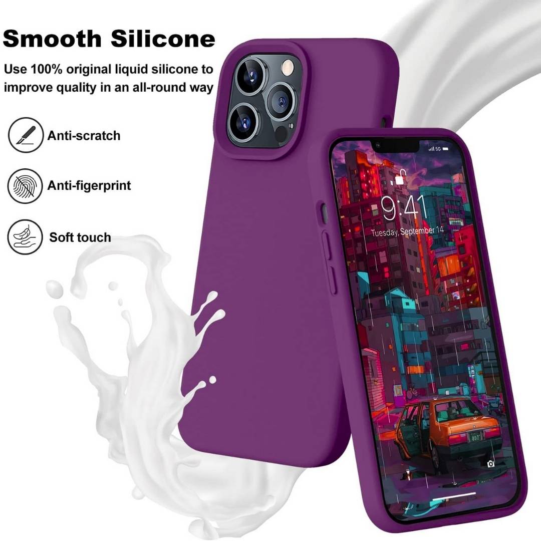 Silicone iPhone Case - Purple