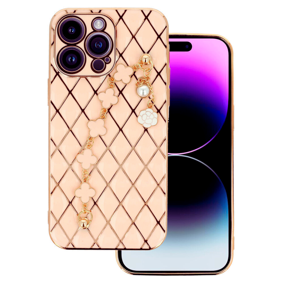 iPhone Case with Bracelet - Beige