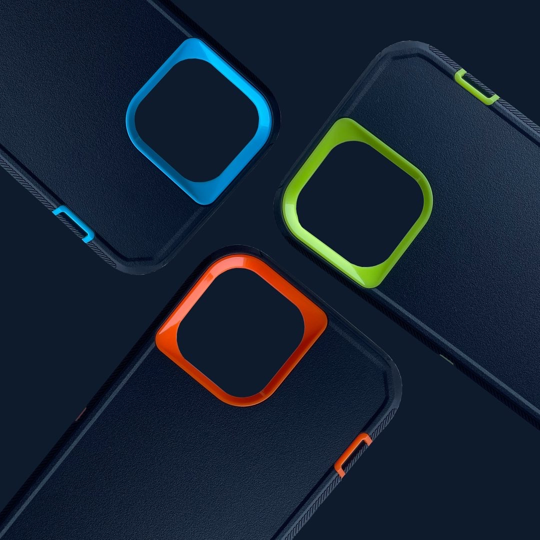 Various color versions of iPhone protective case