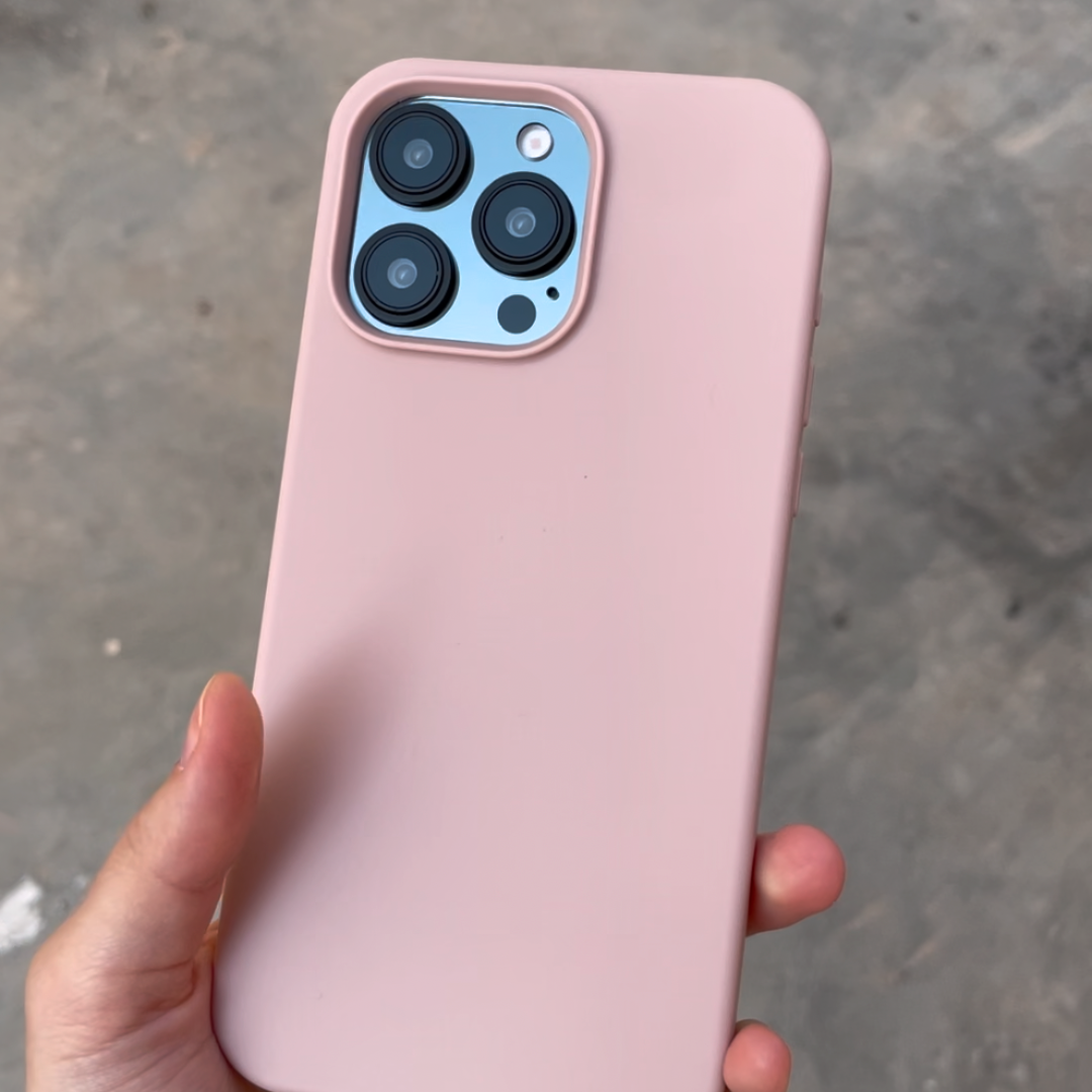 Silicone iPhone Case - Pink Sand