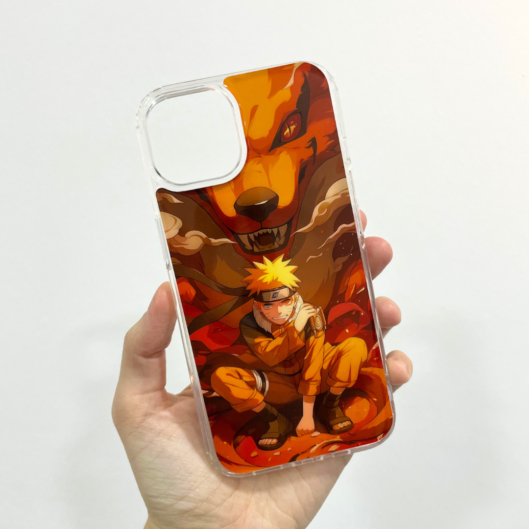 Magsafe Clear Iphone Case - Naruto Kurama