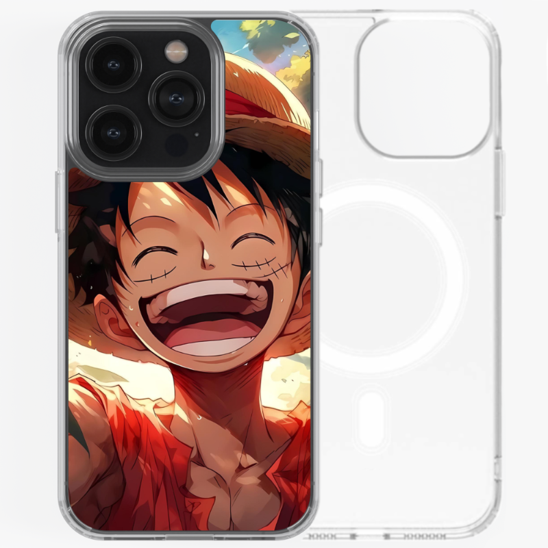 Magsafe Clear Iphone Case - Luffy (One Piece)