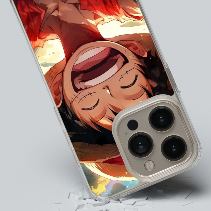 Magsafe Clear Iphone Case - Luffy (One Piece)