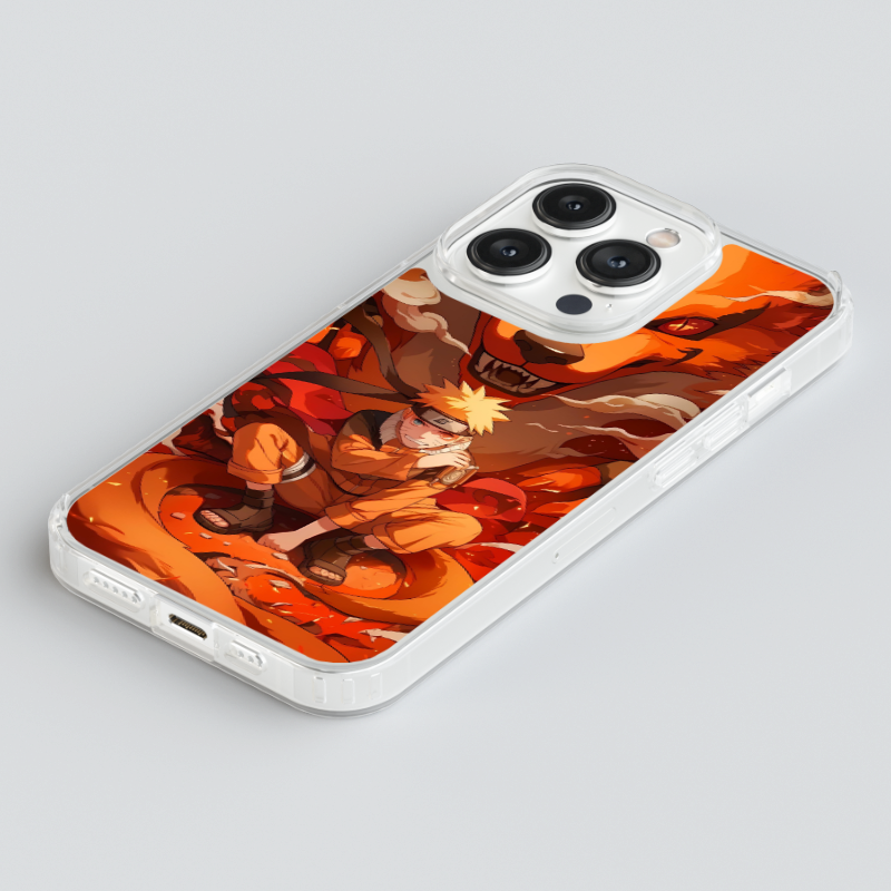 Magsafe Clear Iphone Case - Naruto Kurama