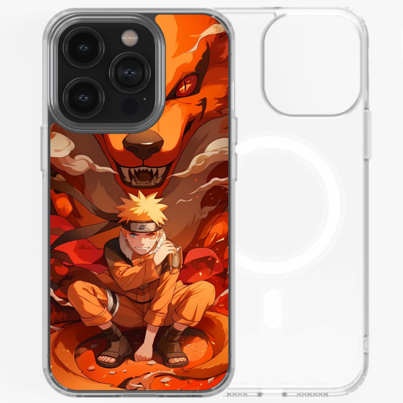 Magsafe Clear Iphone Case - Naruto Kurama
