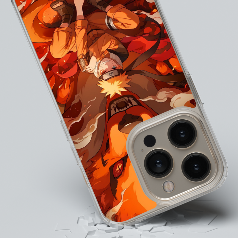Magsafe Clear Iphone Case - Naruto Kurama