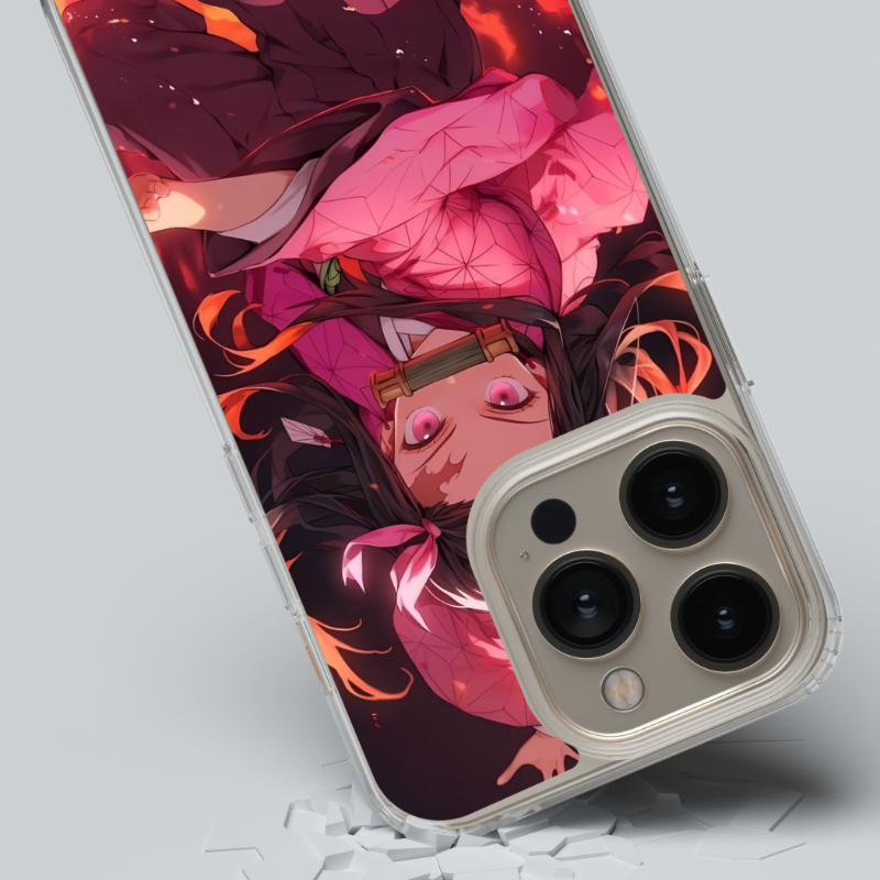 Magsafe Clear Iphone Case - Nezuko Demon Slayer