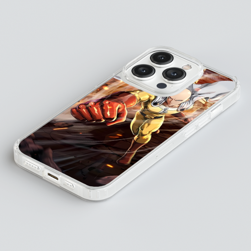 Magsafe Clear Iphone Case - One-Punch Man
