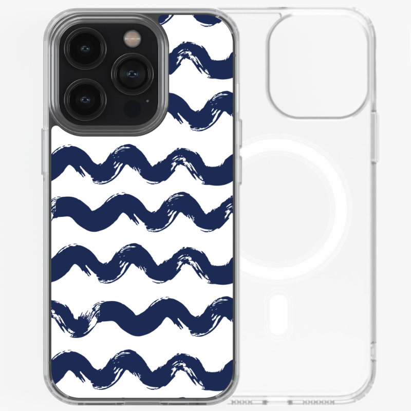 Magsafe Case- Wave Blue