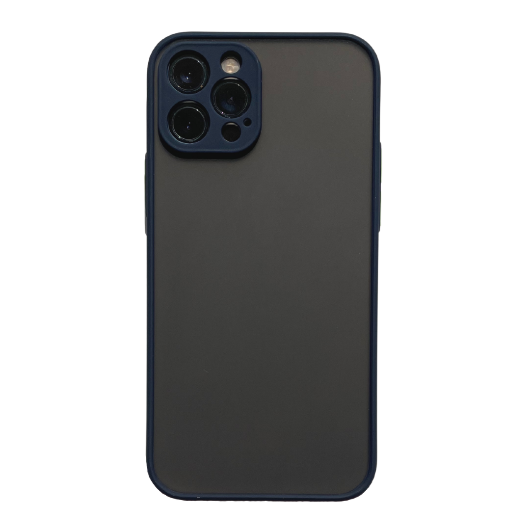 Matte Blue iPhone Case
