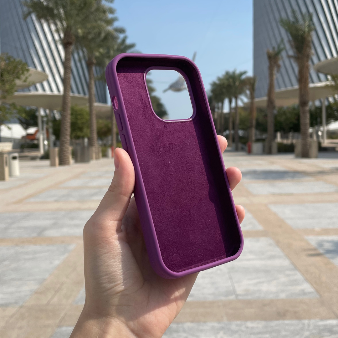Silicone iPhone Case - Purple