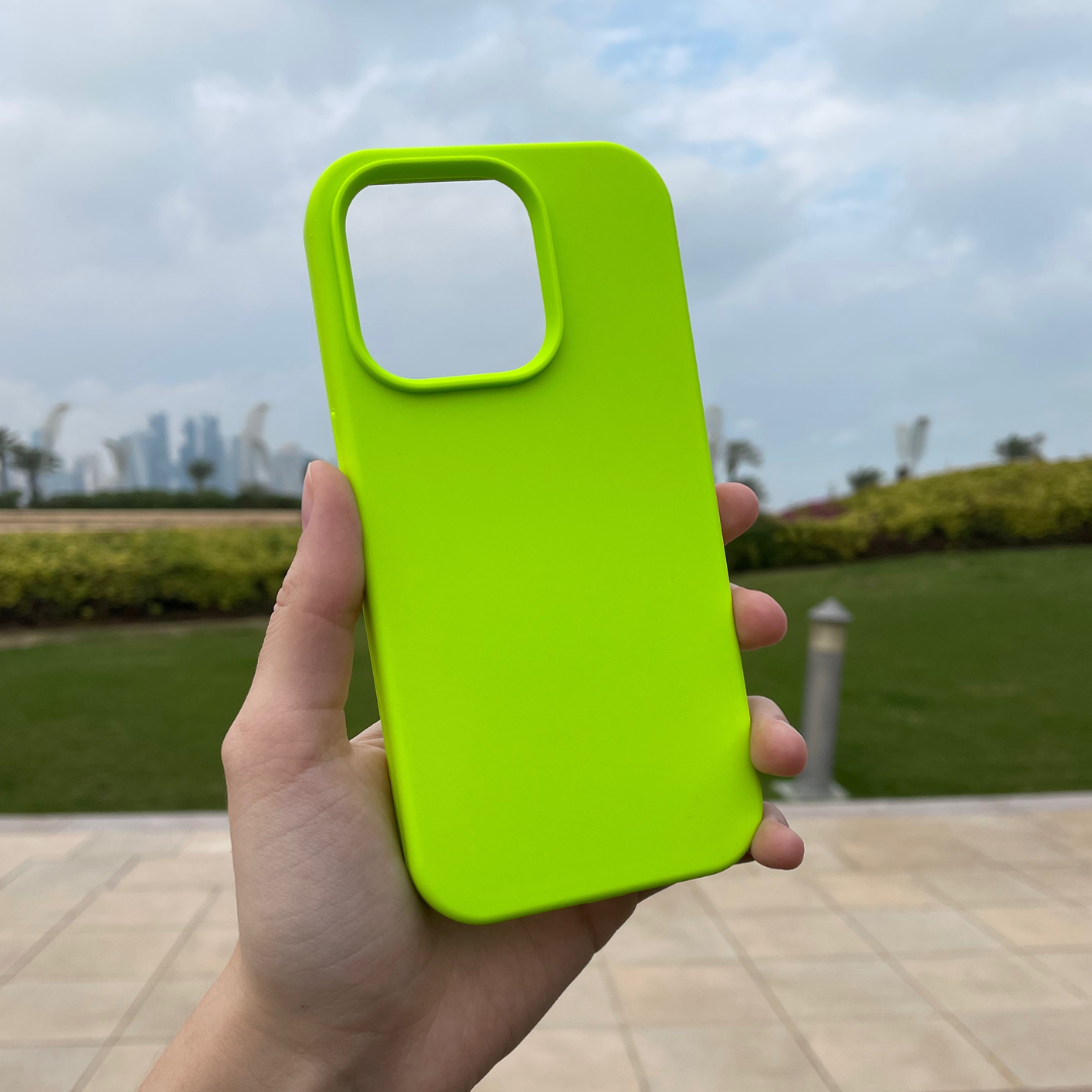 Silicone iPhone Case - Green