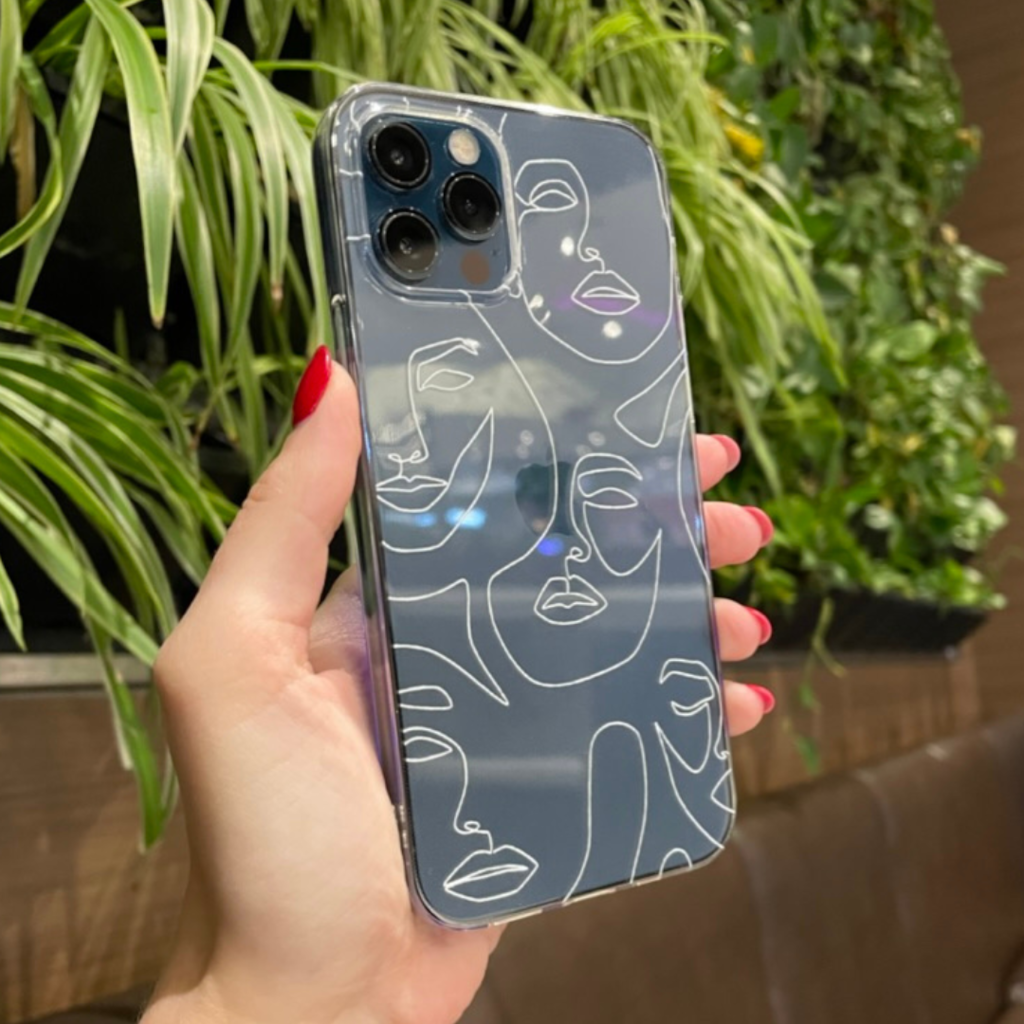 iPhone Transparent Case - Faces