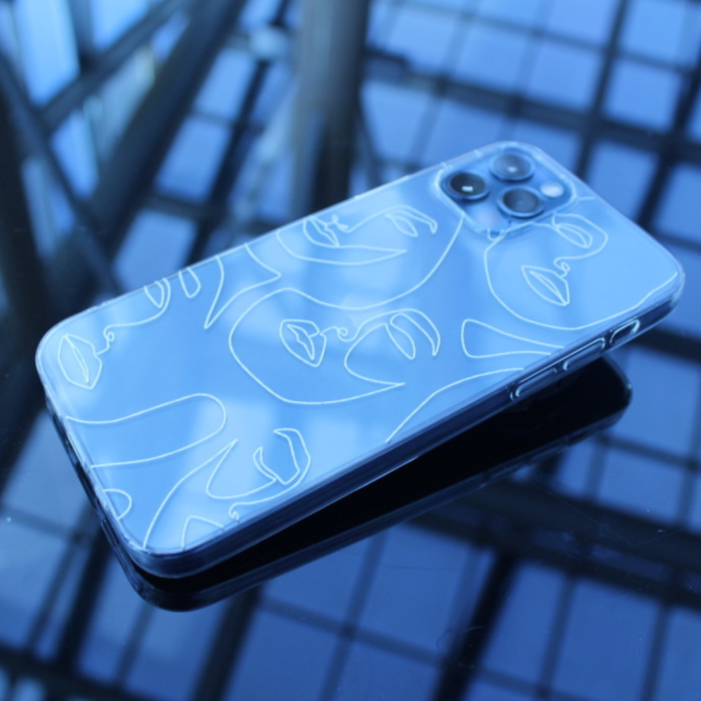 iPhone Transparent Case - Faces