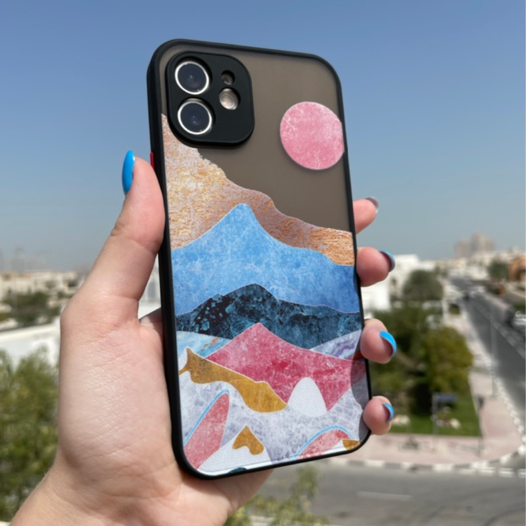 Matte Black iPhone Case - Sunrise