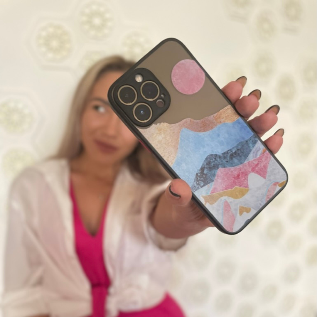 Matte Black iPhone Case - Sunrise