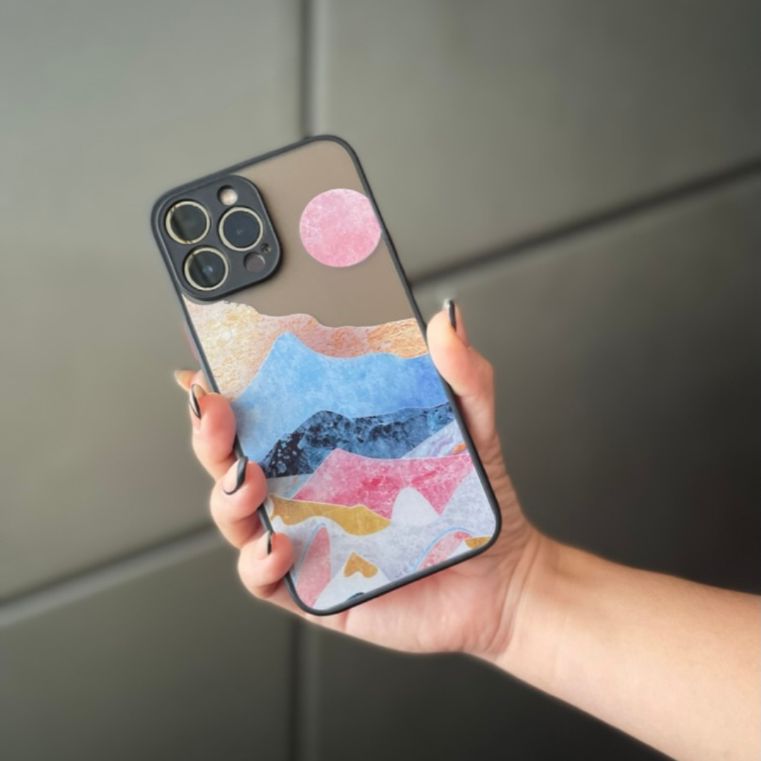 Matte Black iPhone Case - Sunrise