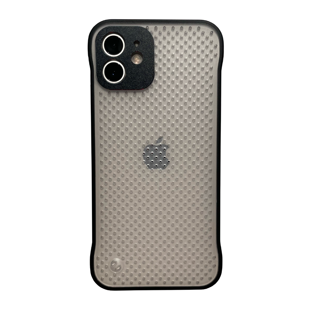 Slim iPhone Case with Ring Holder - Black