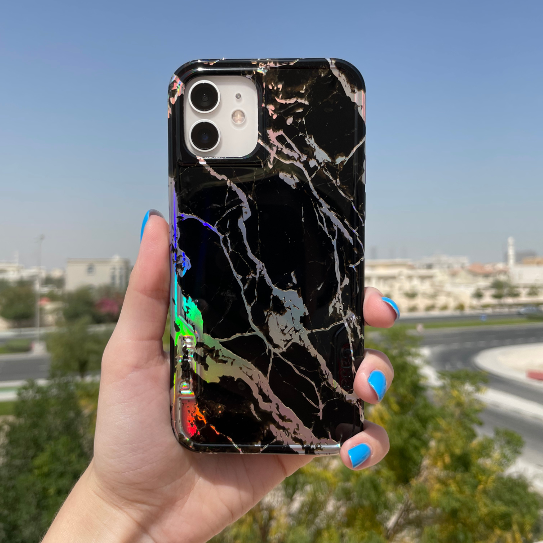 iPhone Case - Black Marble