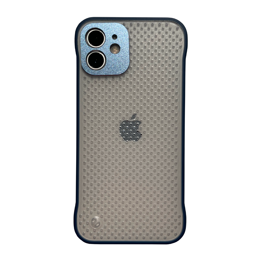 Slim iPhone Case with Ring Holder - Blue