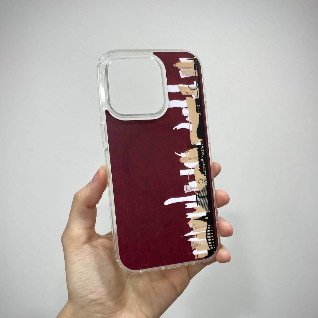 Magsafe Clear Iphone Case - Doha Skyline
