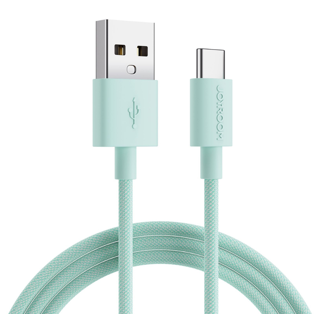Braided Green Charging Cable for iPhone or Android
