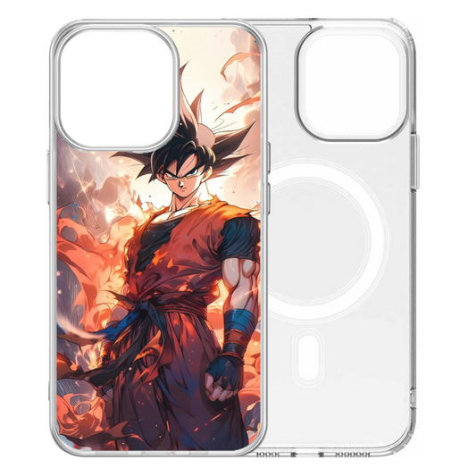 Magsafe Clear Iphone Case - Goku Dragon Ball