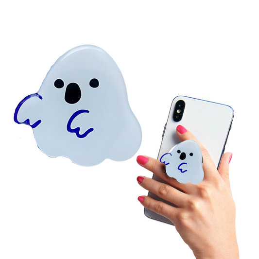 Grip Holder for iPhone (Sticker) - Ghost