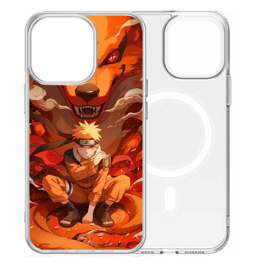 Magsafe Clear Iphone Case - Naruto Kurama
