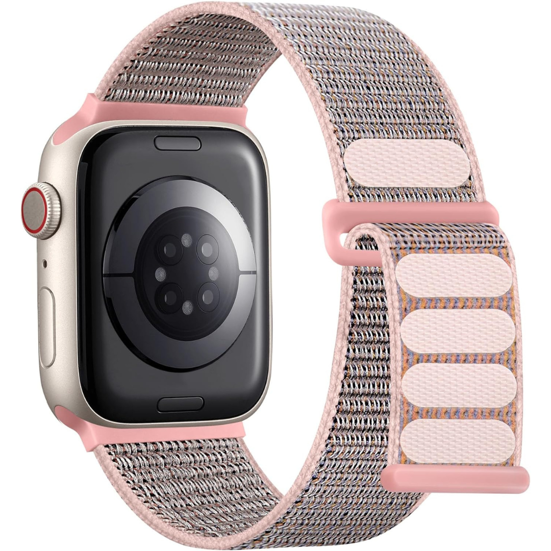 Fabric Strap Apple Watch - Light Pink