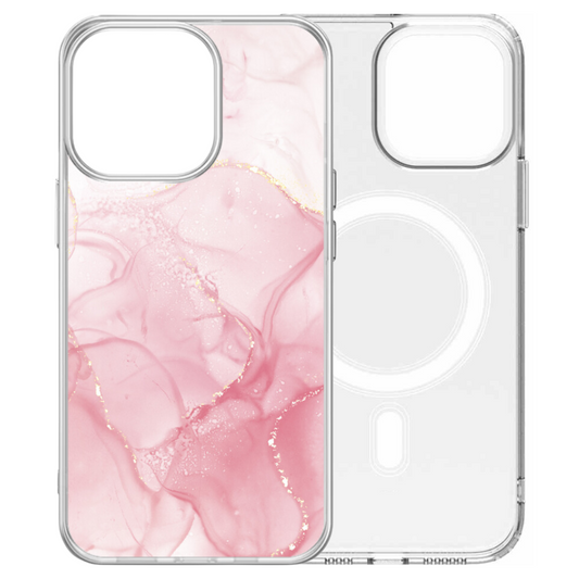 Magsafe Case- Pink Marble