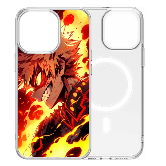 Magsafe Clear Iphone Case - Katsuki Bakugo