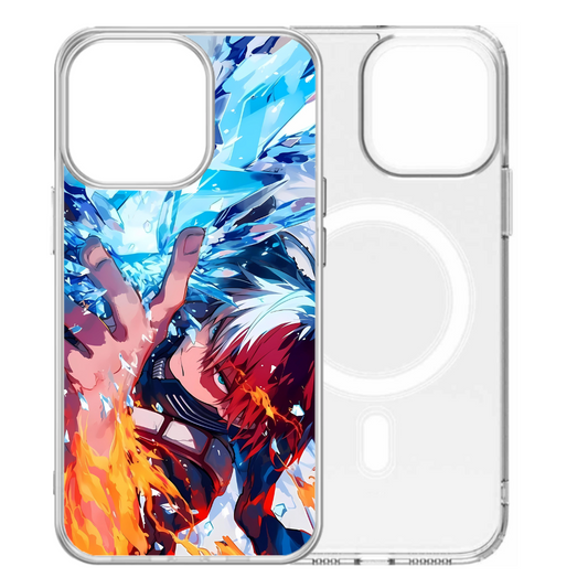 Magsafe Clear Iphone Case - Shoto Todoroki