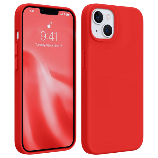 MagSafe Silicone iPhone Case - Red