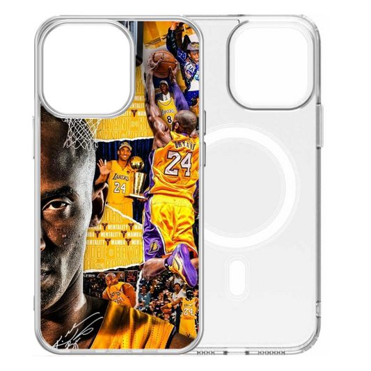Magsafe Clear Iphone Case - Kobe Bryant