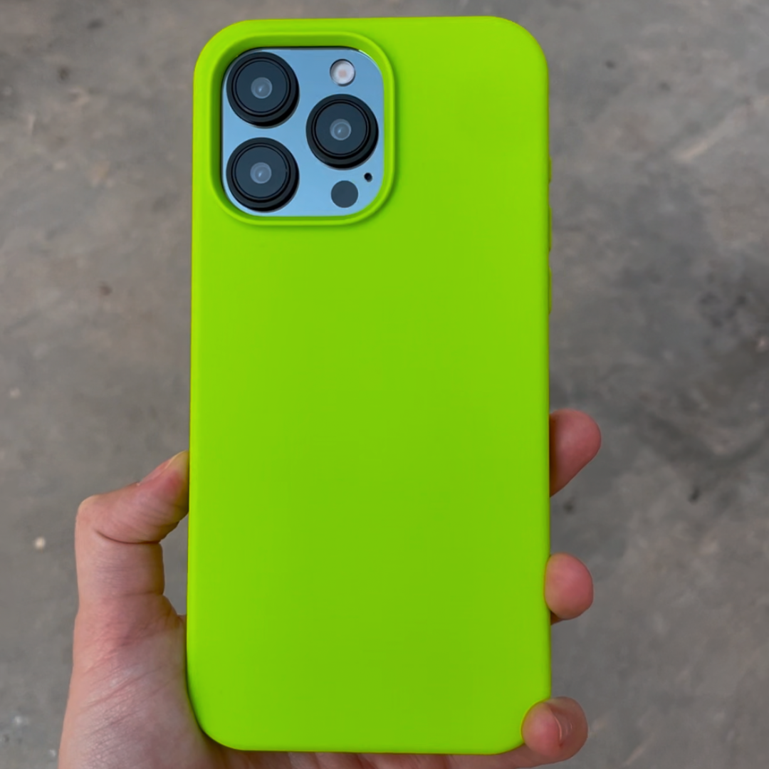 Silicone iPhone Case - Green