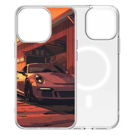 Magsafe Clear Iphone Case - Porsche