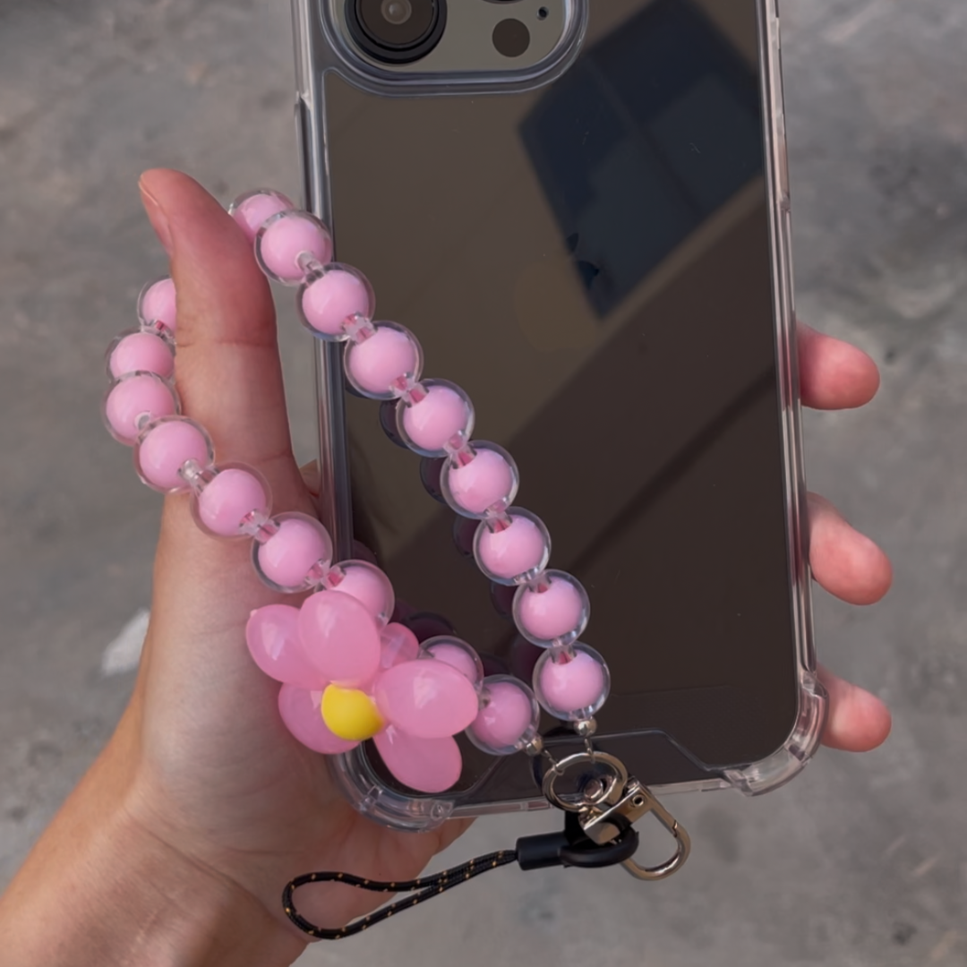 Phone Strap Flower - Pink