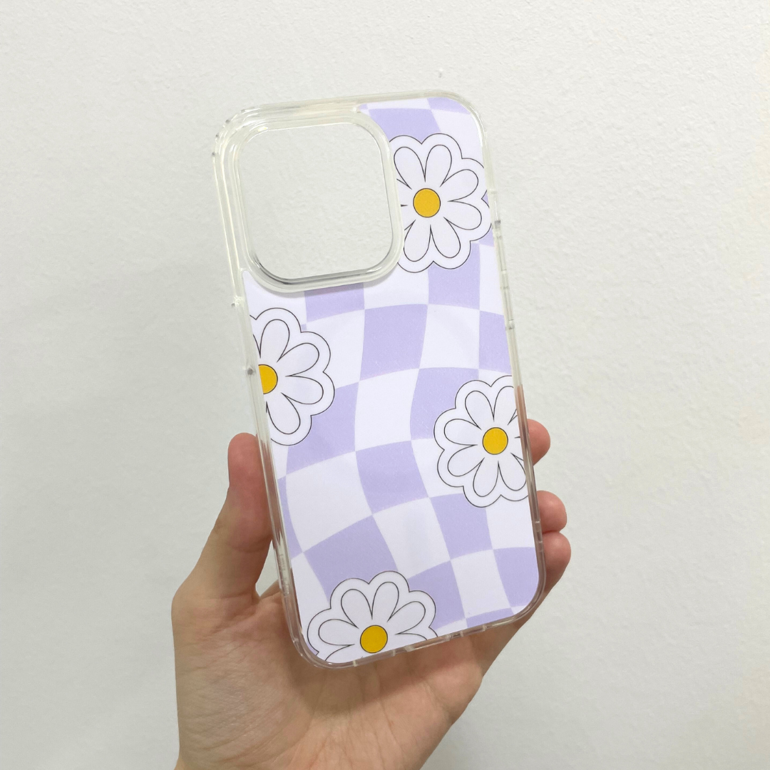 Magsafe Iphone Case - Flowers Purple