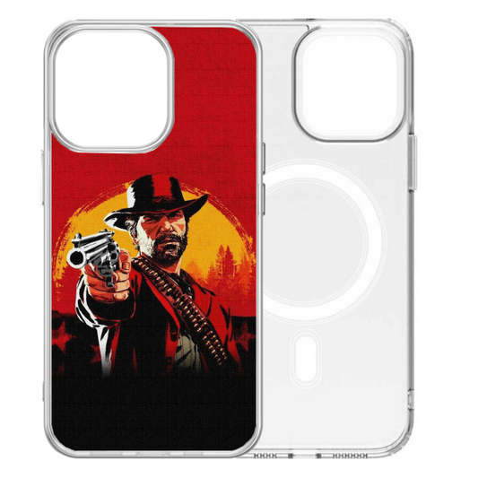 Magsafe Clear Iphone Case - Red Dead Redemption