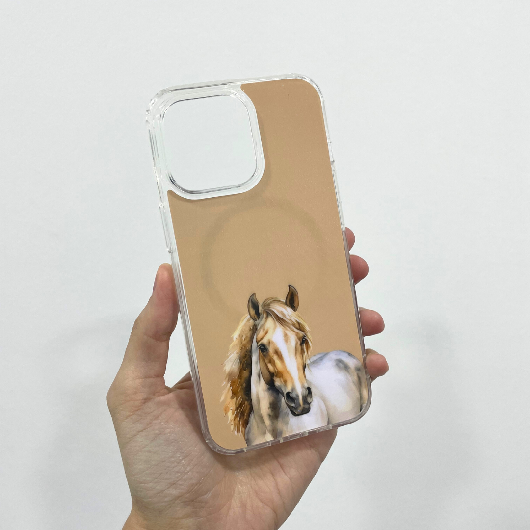 Magsafe Case - White Horse Art