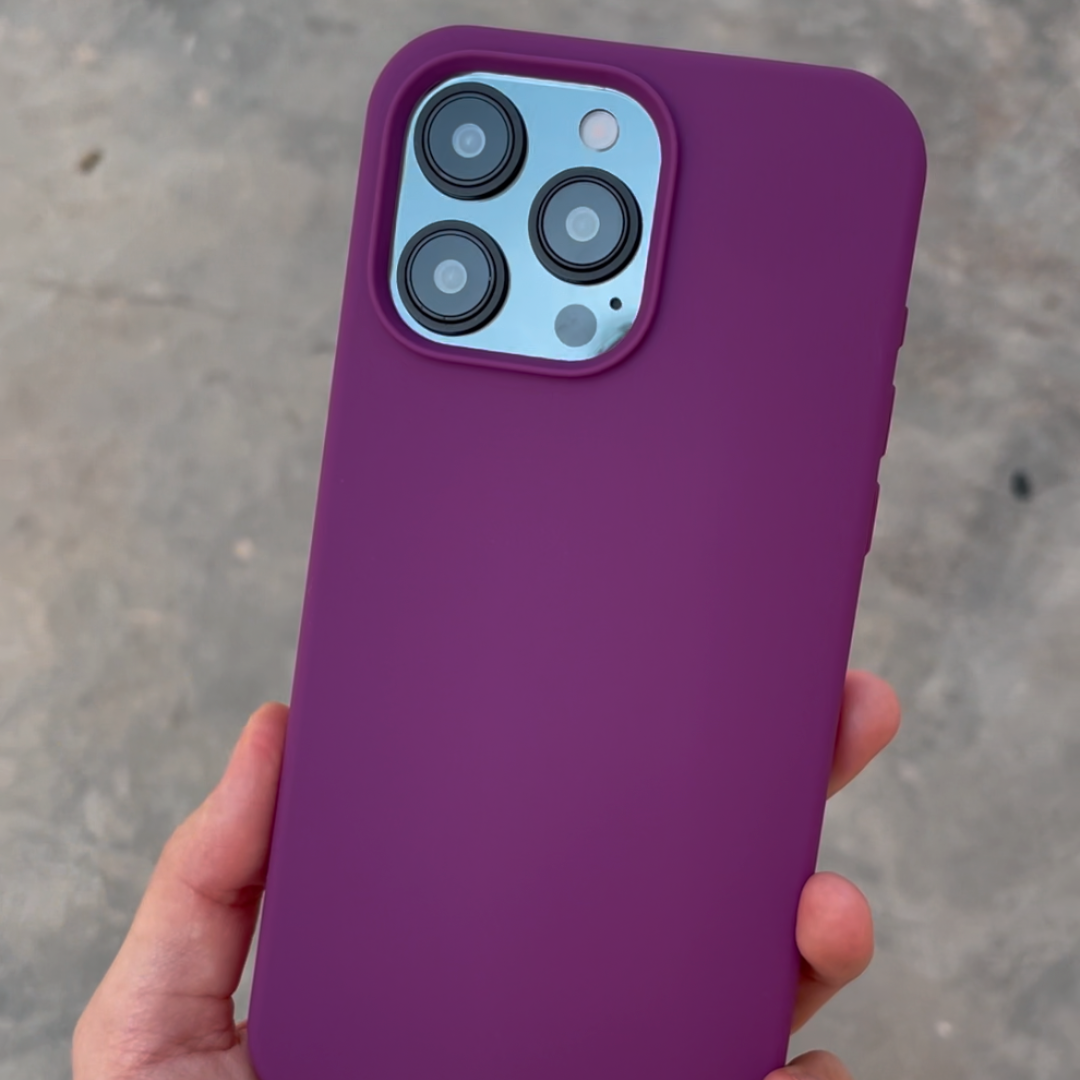 Silicone iPhone Case - Purple