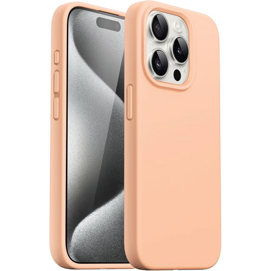 Silicone Iphone Case - Peach Orange